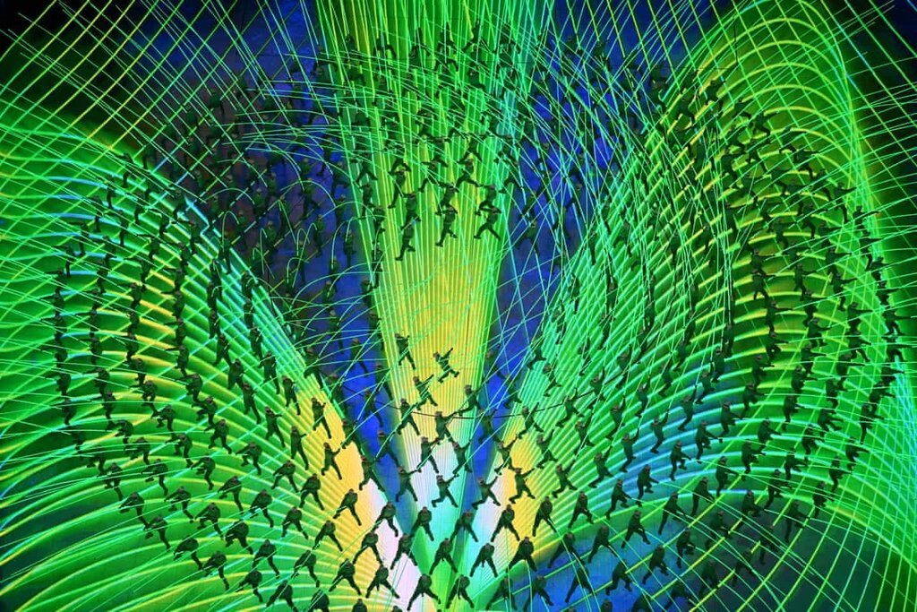 تصاویر| مراسم افتتاحیه المپیک زمستانی پکن ۲۰۲۲