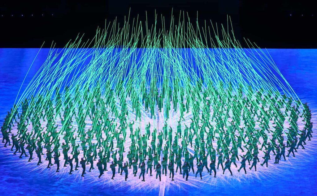 تصاویر| مراسم افتتاحیه المپیک زمستانی پکن ۲۰۲۲