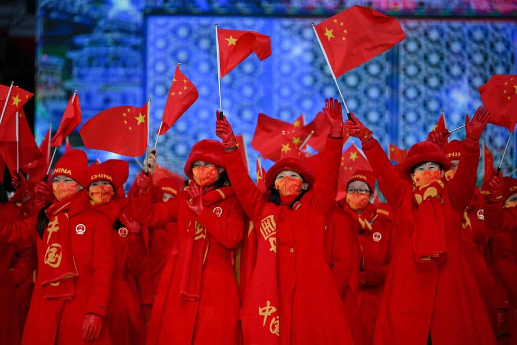 تصاویر| مراسم افتتاحیه المپیک زمستانی پکن ۲۰۲۲
