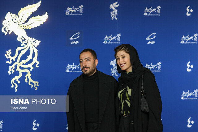  سورپرایز نوید محمدزاده برای فرشته حسینی در جشنواره فجر