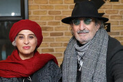 عکس | متفاوت‌ترین استایل فرهاد آئیش و همسرش در جشنواره فیلم فجر ۱۴۰۰