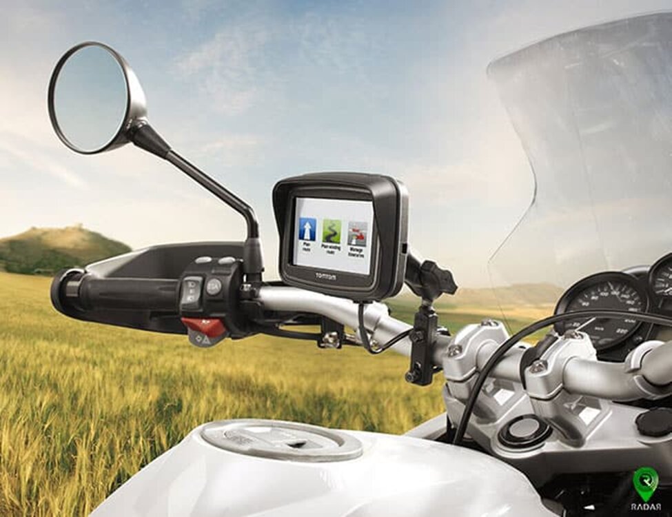 تامین امنیت موتورت، با gps موتورسیکلت رادار