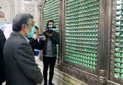 تصاویر | حضور احمدی نژاد در حرم امام(ره) | چه کسی او را همراهی کرد؟ | واکنش سید حسن خمینی