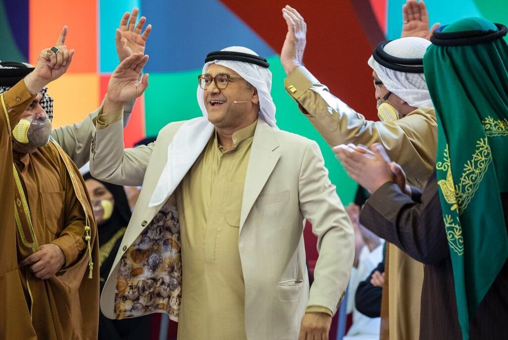 رقص رامبد جوان با لباس عربی