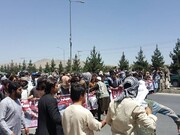 تظاهرات در کابل در اعتراض به تصمیم بایدن