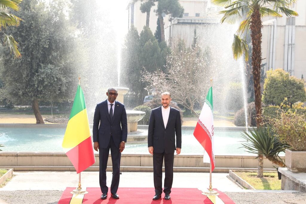 تصاویر| استقبال، دیدار و گفت‌وگوی امیرعبداللهیان با وزیر خارجه مالی