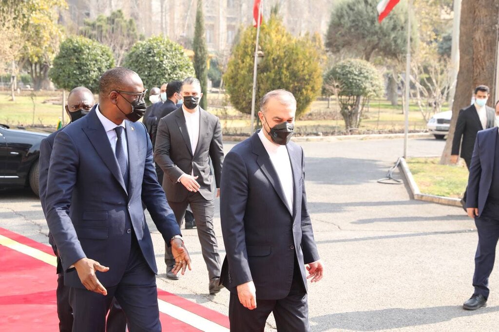 تصاویر| استقبال، دیدار و گفتوگوی امیرعبداللهیان با وزیر خارجه مالی