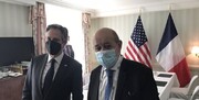 رایزنی وزرای خارجه فرانسه و آمریکا درباره فوریت پایان دادن به مذاکرات