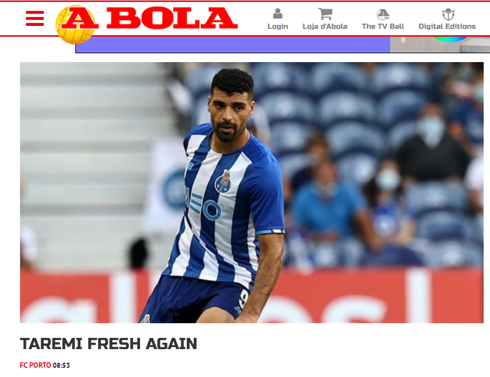 تصویر | بازگشت طارمی به ترکیب اصلی پورتو بعد از نیمکت نشینی در بازی اروپایی