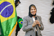 ببینید | علاقه وزیر برزیلی به زعفران ایرانی | شوهرم در خانه غذا درست می‌کند؛ بدون زعفران از ایران نمی‌روم
