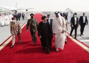 تصاویر | استقبال ویژه از رئیسی در دوحه | از حضور امیر قطر در فرودگاه تا تعارف قهوه عربی