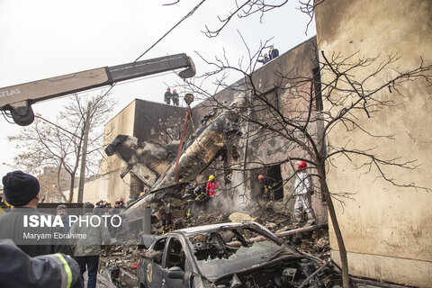 سقوط هواپیمای جنگنده در تبریز