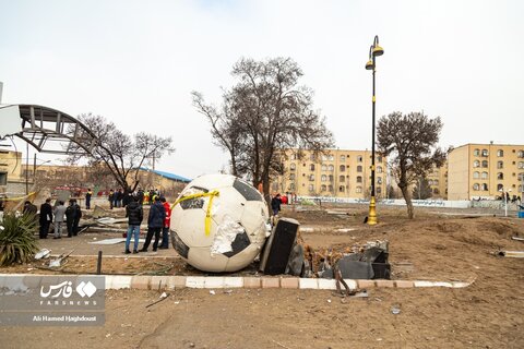 سقوط هواپیمای جنگنده در تبریز
