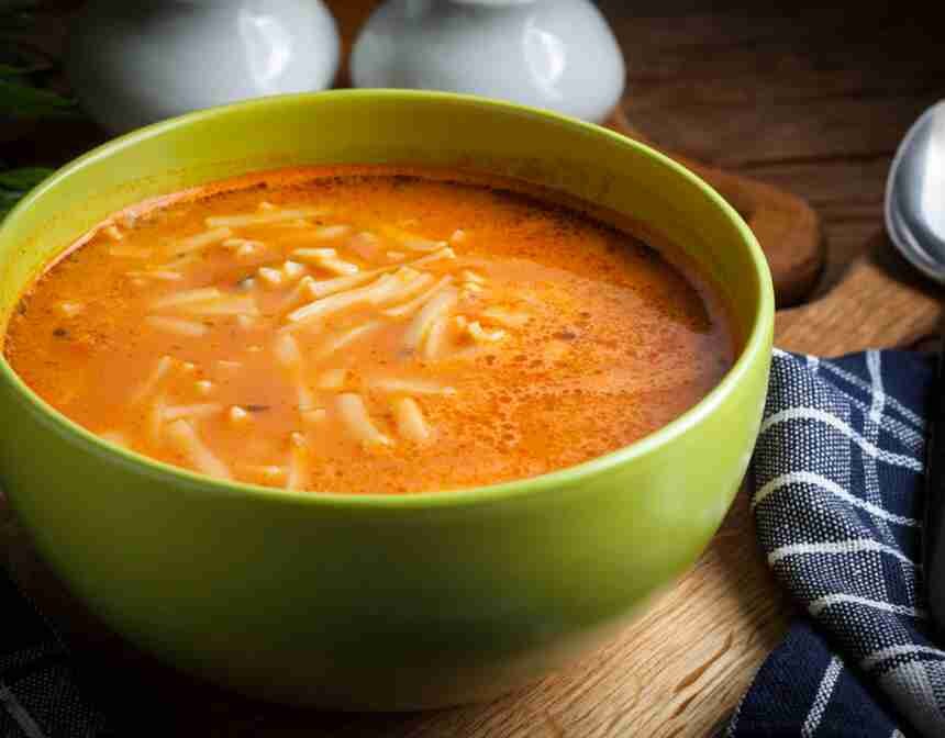 سوپ ورمیشل - Vermicelli soup - سوپ رشته فرنگی
