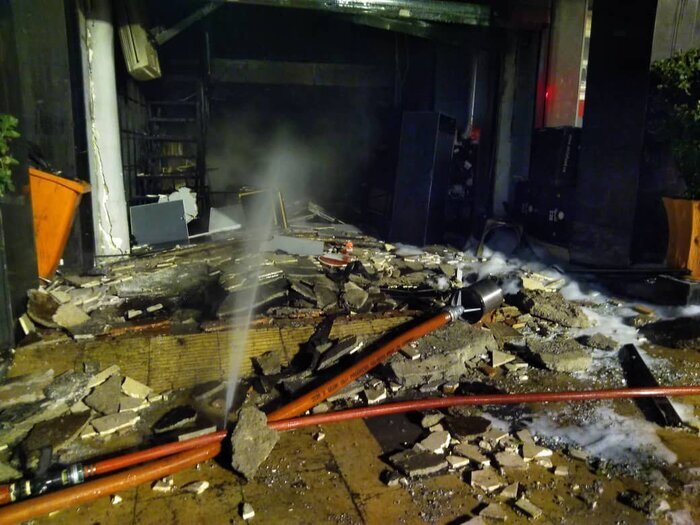 ببینید | وضعیت پاساژ تیراژه بعد از آتشسوزی