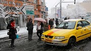 افزایش کرایه تاکسی های تهران در زمان برف و باران تا ۱۵ درصد
