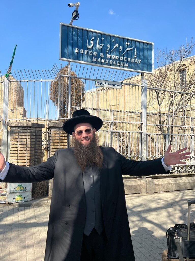 تصاویر سفر خاخام پرحاشیه اسرائیلی به ایران | خاخام صهیونیست چطور توانست وارد ایران شود؟