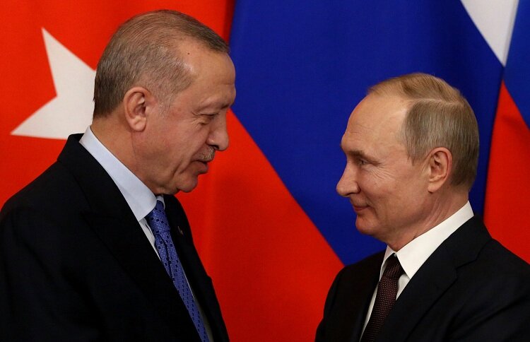 اردوغان به پوتین: درگیری نظامی به نفع کسی نیست