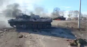 سرباز کشته شده و تجهیزات منهدم‌ شده روسیه در نزدیکی «خارکیف» | هشدار؛ این تصاویر شاید آزار دهنده باشد