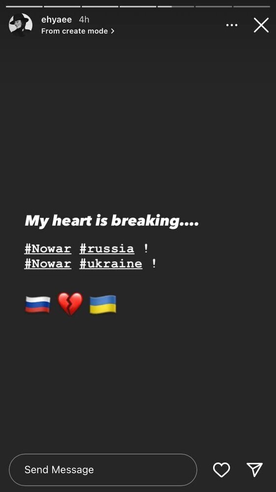 واکنش بازیگر روسی سریال «خاتون» در پی حمله روسیه به اوکراین