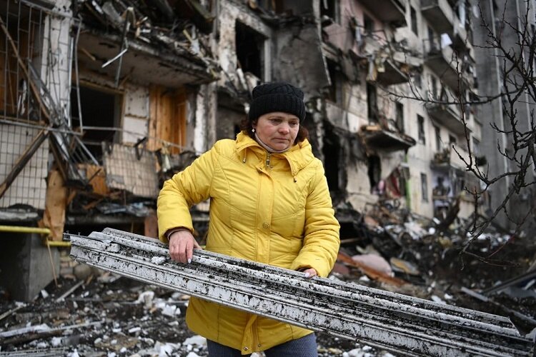 گزارش تصویری از جنگ اوکراین | از جولان تانک‌های روسی تا حضور در پناهگاه