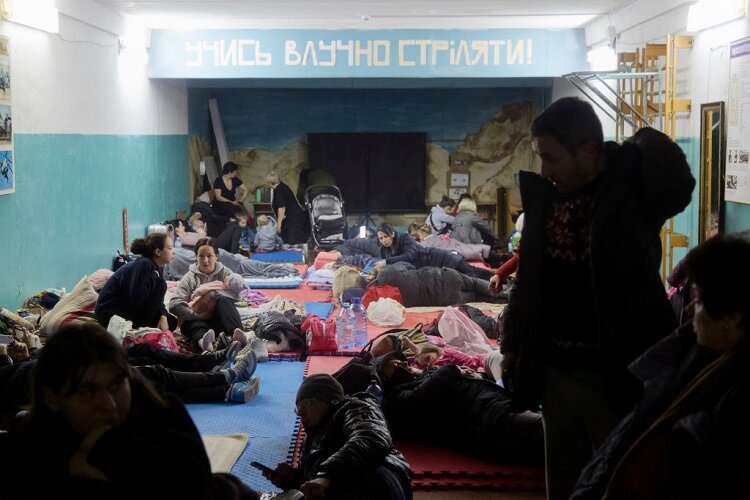 گزارش تصویری از جنگ اوکراین | از جولان تانک‌های روسی تا حضور در پناهگاه