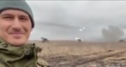 تصاویر سلفی یک سرباز روس هنگام شلیک موشک به سمت اوکراین