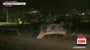 حرکت شبانه خودروهای سنگین و زرهی در کی‌یف | حرکت به سوی خط مقدم جنگ در پایتخت اوکراین!