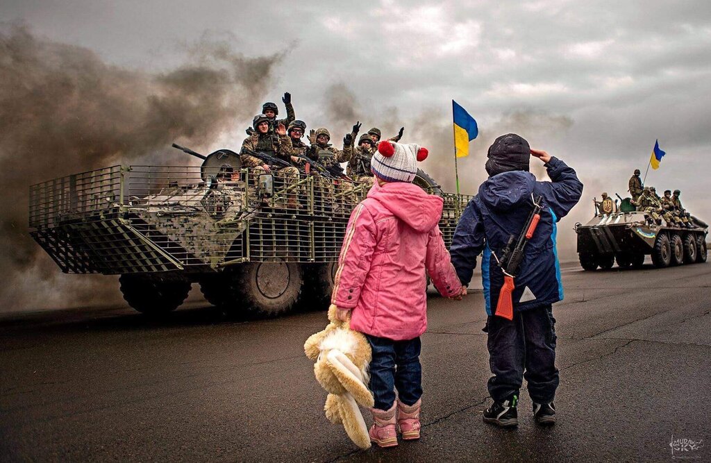 2 کودک اوکراینی