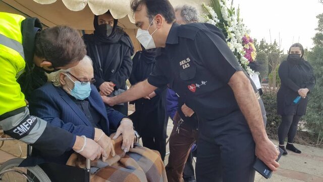 تصاویر | پیکر پیشکسوت دوبله در بهشت سکینه کرج آرام گرفت