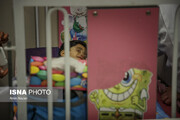 تصاویر تلخ کودکان مبتلا به اُمیکرون در یک بیمارستان