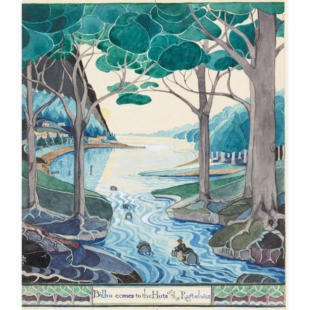 تصاویر | نقاشیهای جالب خالق ارباب حلقهها را در آستانه انتشار سریال ببینید | تصاویری دیده نشده از سرزمین میانه