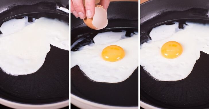 عکس | با این ترفند نیمروی خود را ژورنالی درست کنید