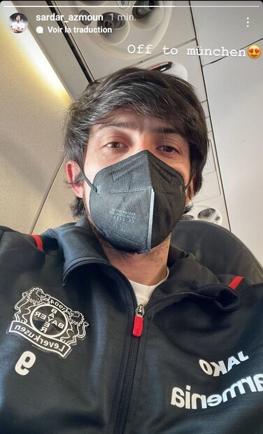 عکس | رونمایی از آزمون در بازی بزرگ | سردار به مونیخ رفت