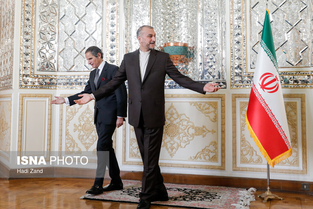 تصاویر دیدار گروسی با وزیر امور خارجه