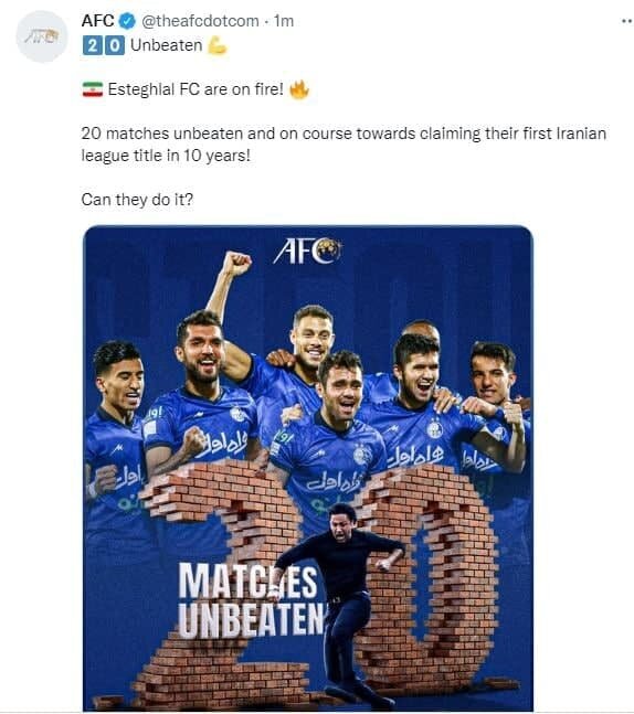 عکس | طرح ویژه AFC به رکوردشکنی شاگردان مجیدی | استقلال در مسیر رویایی