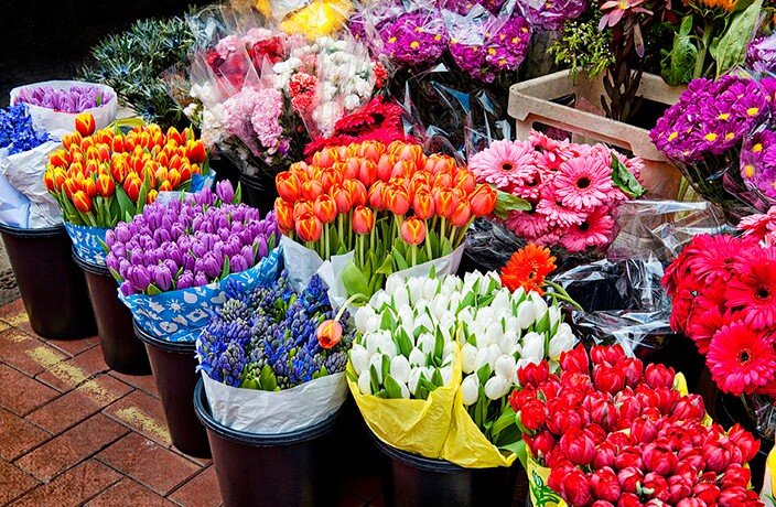 flower market - گل