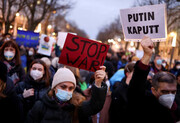 ببینید | بازداشت ۴ هزار نفر در تظاهرات ضد جنگ علیه روسیه