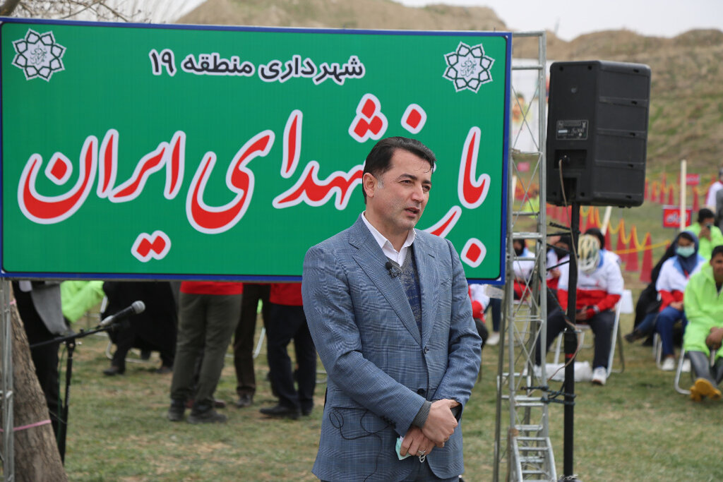 احداث باغ شهدای ایران در بوستان ولایت