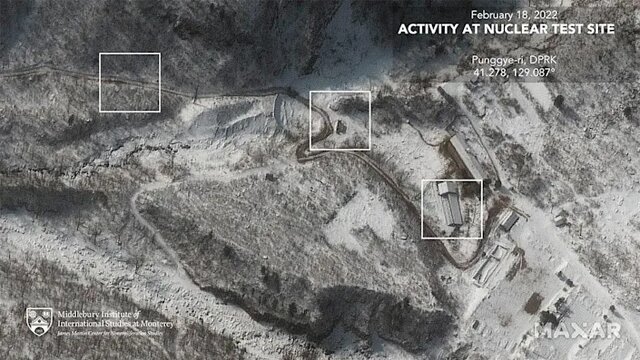 سایت آزمایش هسته‌ای کره شمالی