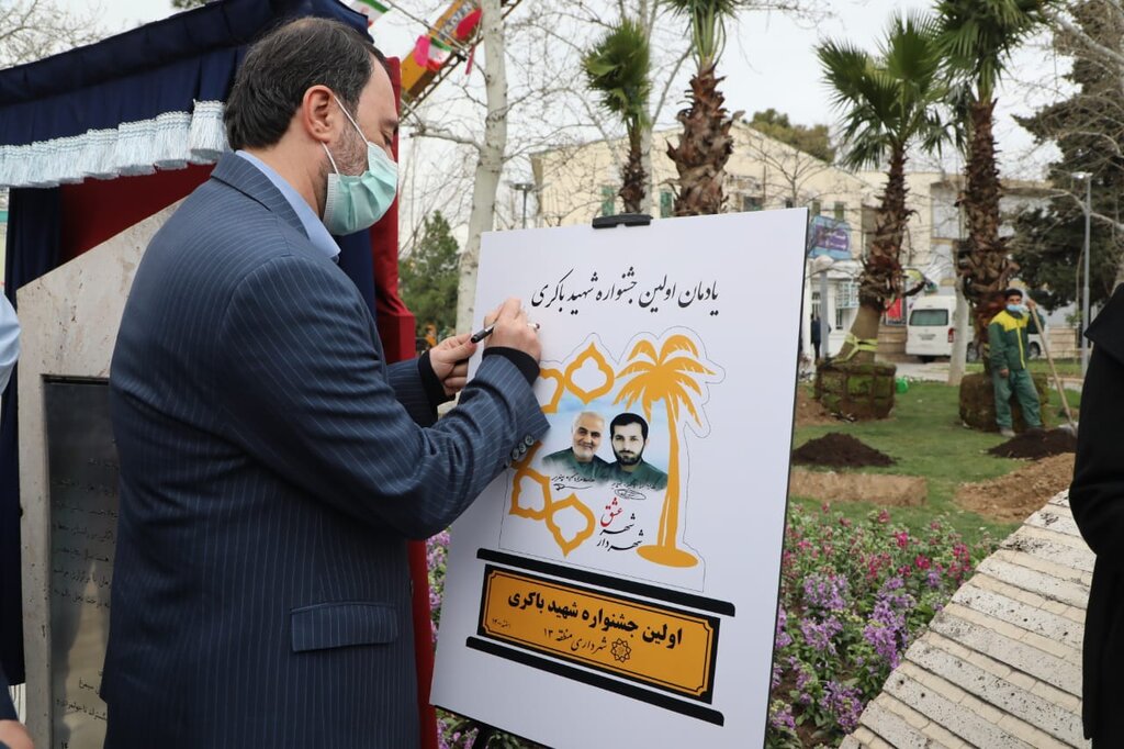 کاشت نخلهای ۴۰ ساله در چند قاب