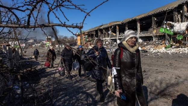 نقشه راهروهای امن برای فرار از شهرهای ناامن | چه تعداد غیرنظامی اوکراینی در آتش‌بس تخلیه شدند؟