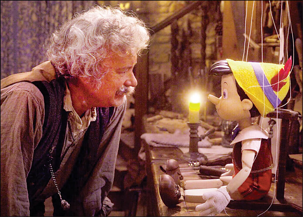 عکس | گریم جالب تام هنکس در نقش پدر ژپتو | فیلم پینوکیو تابستان امسال اکران میشود