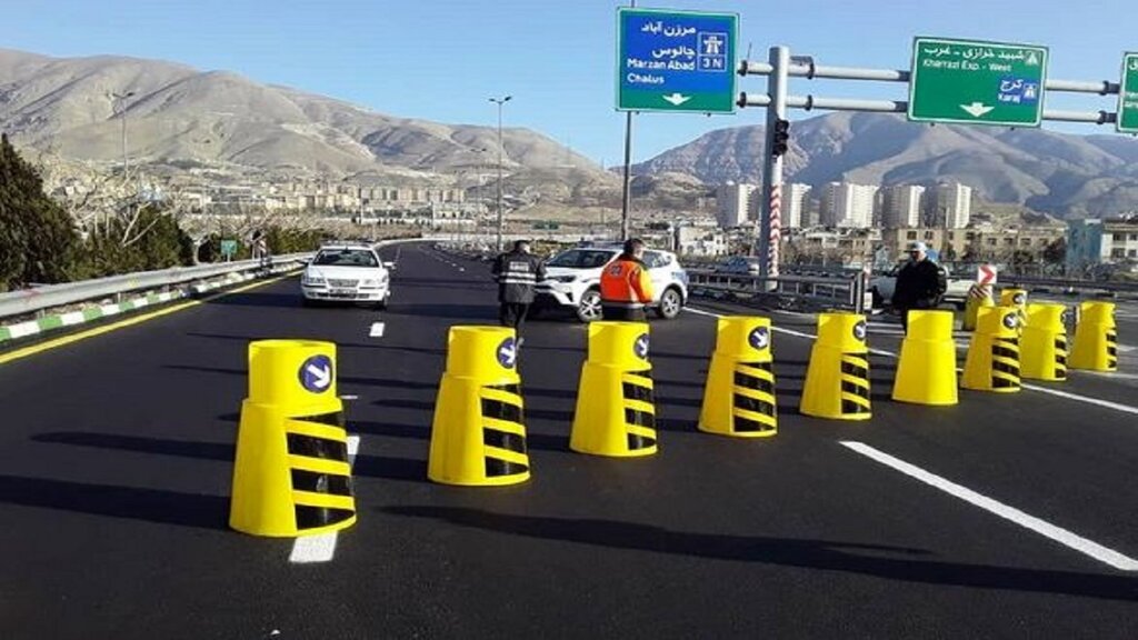 جاده چالوس ٢ روز مسدود میشود جاده چالوس