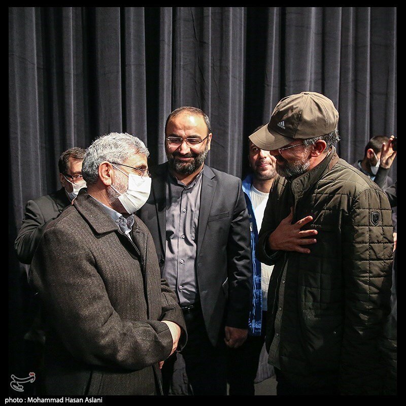 تصا,یر | سردار قاآنی به تماشای موقعیت مهدی نشست