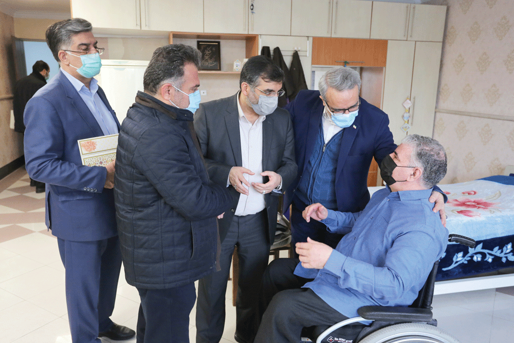 بهارانهای کنار رادمردان بهشتی | دیدار با جانبازان در آستانه سال نو | کاش همیشه مهمان داشتیم