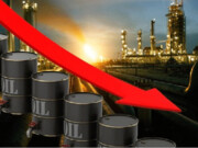 افت شدید قیمت نفت در بازار جهانی