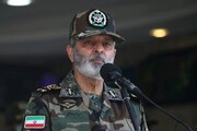 انقلاب اسلامی سر آن دارد که نظام سلطه را از اریکه قدرت به زیر بکشد | فرمانده کل ارتش: به احدی باج نمی‌دهیم