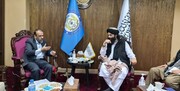 جزئیات نشست سرپرست سفارت ایران با با وزیر کشور طالبان | نخستین دیدار یک مقام ایرانی با حقانی پس از انتشار علنی تصاویرش