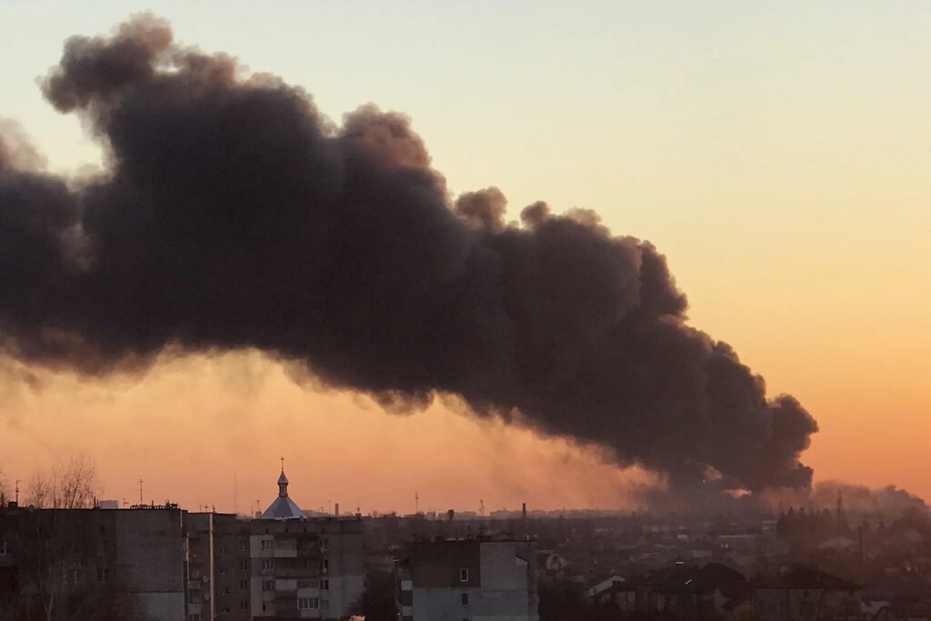 تصاویر| اوکراین زیر آتش